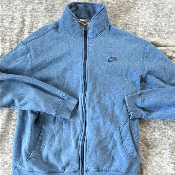 Nike Blue Fleece Jacket - Picture 1 of 1